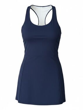 NWT J Crew Navy CloudStretch Side-Slit Sports Dress Size XXS